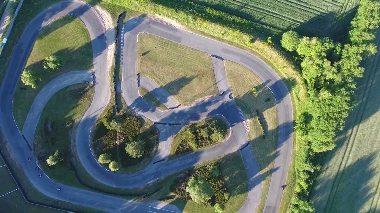 Mou Gokart banen set fra luften