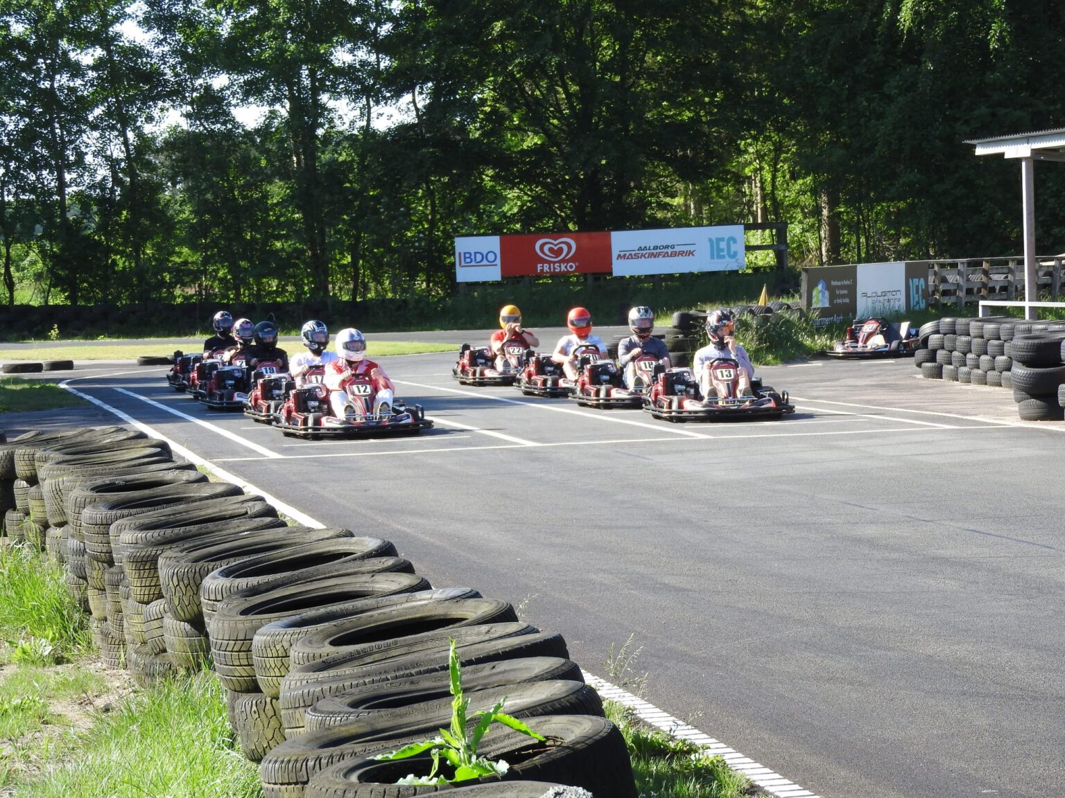 Go-kart racing at Mou Gokart